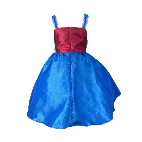WhatsApp Image 2024-09-26 at 22.06.16_4358103e Girls Star Embroidery Red and Blue Dress